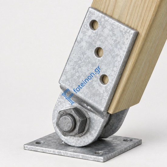 Βάση ξύλου με ρυθμιζόμενη κλίση 71 x 71 x150mm