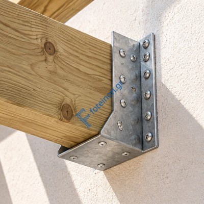 Δοκοθήκη με εσωτερικά αυτιά 80 x 120 x 75mm