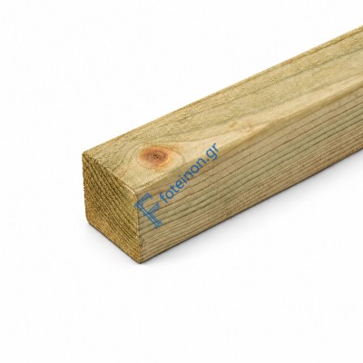 Ξύλινη δοκός εμποτισμένη 4,5 x 4,5εκ. 4,5 x 4,5 x 300εκ.