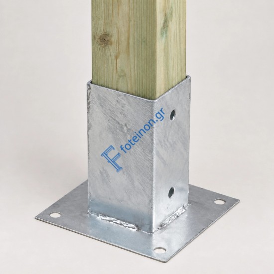 Βάση ξύλου βιδωτή 121 x 121 x 150mm