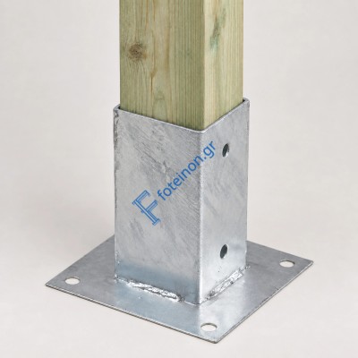 Βάση ξύλου βιδωτή 71 x 71 x150mm