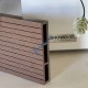 WPC σανίδα περίφραξης γραμμωτή 2 x 12 x 360εκ. - καφέ