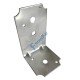 Γωνία σύνδεσης ξύλου 100 x 60 x 60mm inox
