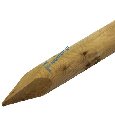 Ξύλινος πάσσαλος Ø6εκ. Ø6 x 300εκ.