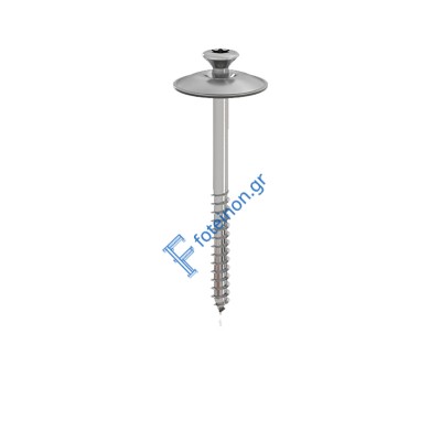 Ροδέλα πολυκαρμπονικού inox με βίδα 4,5 x 45mm
