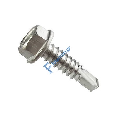 Βίδα πολυκαρβονικού αυτοδιάτρητη 6,3 x 38mm
