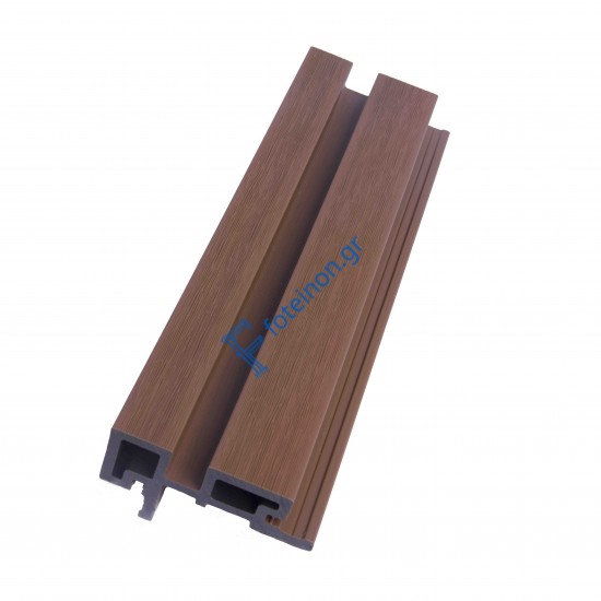 Γωνία για 3D επένδυση Πηχάκι 4,6 x 8,9 x 290εκ. - καφέ
