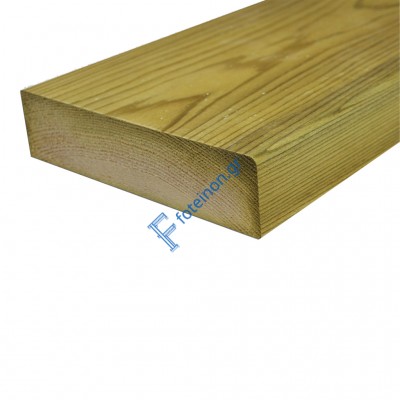 Ξύλινη δοκός εμποτισμένη  4,5 x 12εκ. 4,5 x 12 x 420εκ.