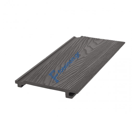 3D WPC ΕΠΕΝΔΥΣΗ ΤΟΙΧΟΥ 2 X 15 X 290ΕΚ. - ΓΚΡΙ ΣΚΟΥΡΟ