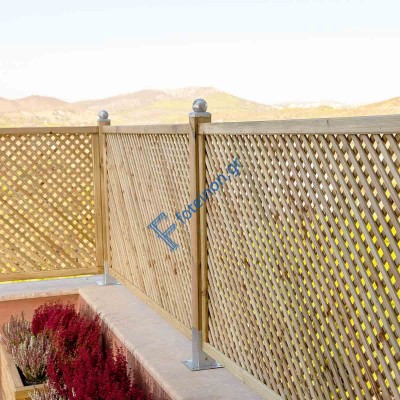 Καφασωτό Διαμάντι 2 x 2 ΚΑΦΑΣΩΤΟ ΔΙΑΜΑΝΤΙ (2x2) 90 x 180εκ.