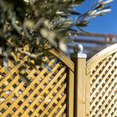 Καφασωτό Διαμάντι 2 x 2 αψίδα ΚΑΦΑΣΩΤΟ ΔΙΑΜΑΝΤΙ ΑΨΙΔΑ (2x2) 180(Υ) x 180εκ.