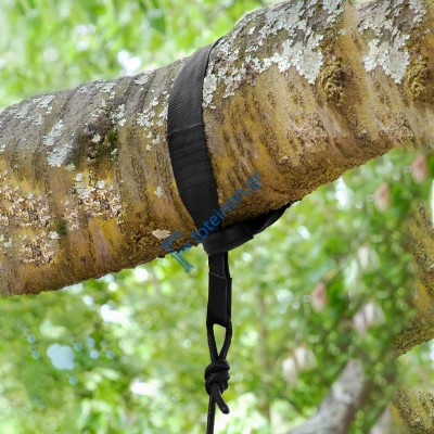 Σετ ανάρτησης αιώρας κάθισμα σε στρογγυλό σημείο - μαύρο