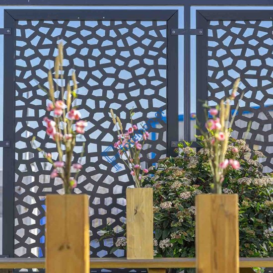 Συνθετικό καφασωτό Mosaic - γκρι