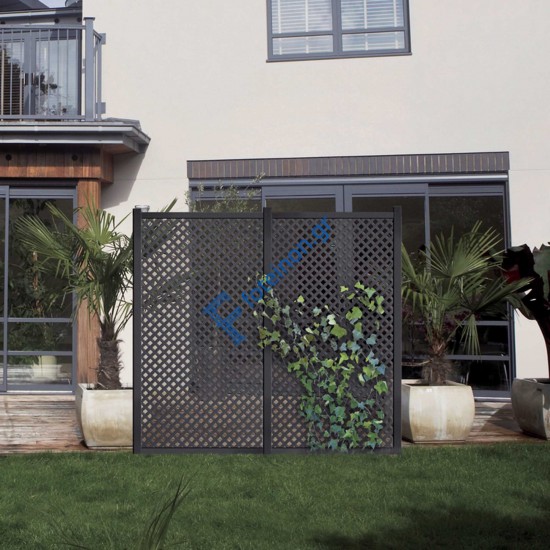 Συνθετικό καφασωτό Privat - γκρι