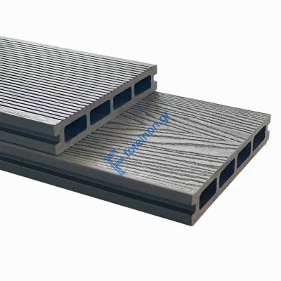 Σανίδα πατώματος WPC 2,5 x 15 x 360εκ. - γκρι σκούρο