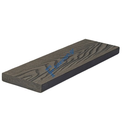 Τάβλα μασίφ WPC 3D wood 1,7 x 9 x 360εκ. - γκρι ανοιχτό
