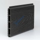 Σανίδα πάνελ WPC 3D 2 x 16 x 180εκ. - γκρι σκούρο
