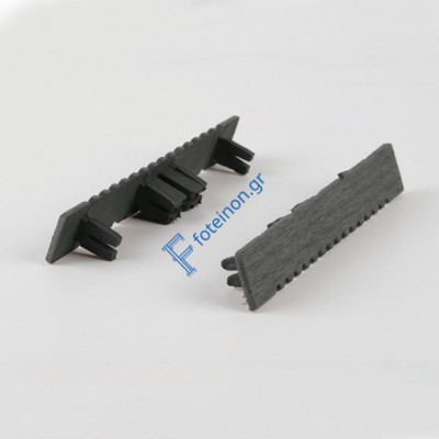 Τάπα WPC 3d wood 2,5 x 15εκ. - γκρι ανοιχτό