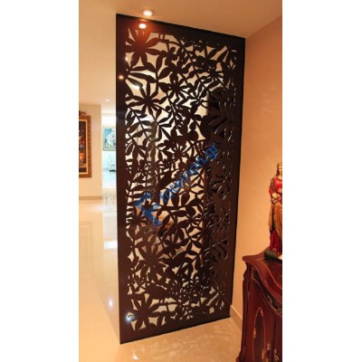 Διακόσμηση εσωτερικών χώρων με διαμορφωμένη μαύρη λαμαρίνα (τιμή τ.μ)