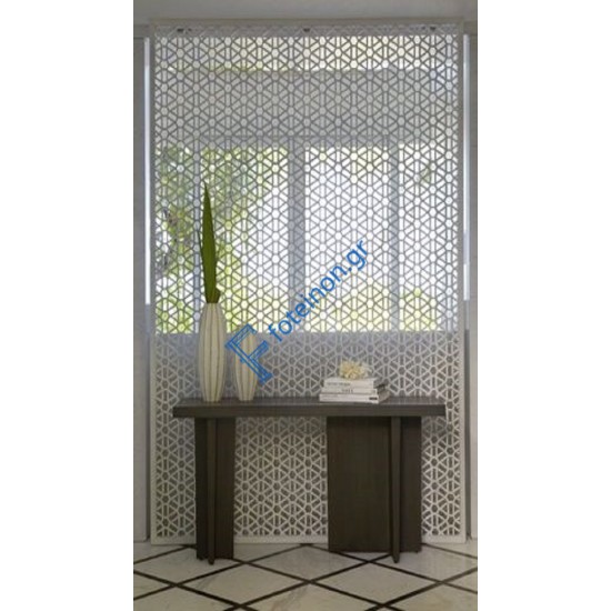 Διακόσμηση εσωτερικών χώρων με διαμορφωμένη μαύρη λαμαρίνα (τιμή τ.μ)