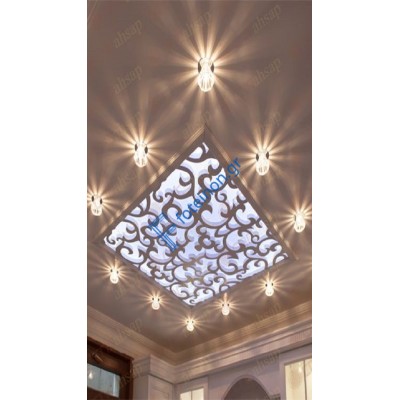 Διακόσμηση εσωτερικών χώρων με διαμορφωμένη μαύρη λαμαρίνα (τιμή τ.μ)