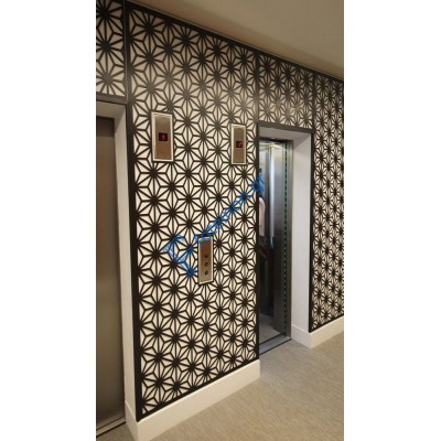 Διακόσμηση εσωτερικών χώρων με διαμορφωμένη μαύρη λαμαρίνα (τιμή τ.μ)