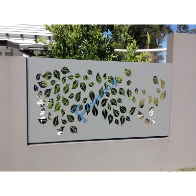 Φράχτες και περιφράξεις με διαμορφωμένη μαύρη λαμαρίνα (τιμή τ.μ)