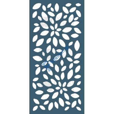 6 φύλλα Διαμορφωμένη μαύρη λαμαρίνα στα 3mm διάσταση 0.925x0.56 σχέδιο 2053 