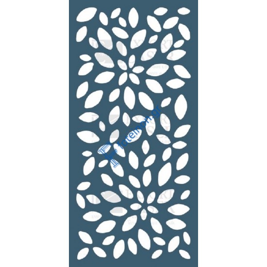 6 φύλλα Διαμορφωμένη μαύρη λαμαρίνα στα 3mm διάσταση 0.925x0.56 σχέδιο 2053 