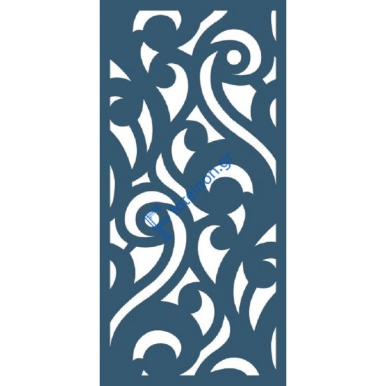 Σχέδια δημιουργημένα με διαμορφωμένη μαύρη λαμαρίνα (τιμή τ.μ)