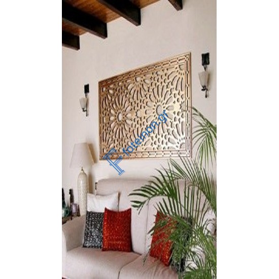 Έπιπλα και διακοσμητικά από μαύρη λαμαρίνα (τιμή τ.μ)