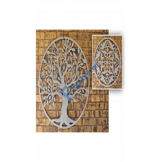 Έπιπλα και διακοσμητικά από μαύρη λαμαρίνα (τιμή τ.μ)