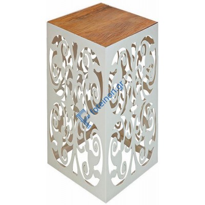 Έπιπλα και διακοσμητικά από μαύρη λαμαρίνα (τιμή τ.μ)