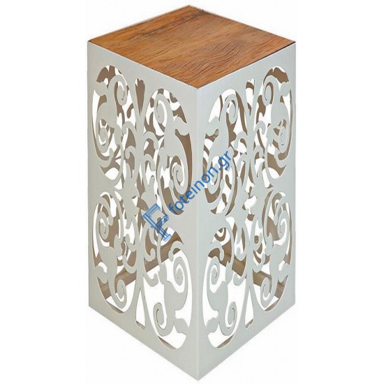 Έπιπλα και διακοσμητικά από μαύρη λαμαρίνα (τιμή τ.μ)