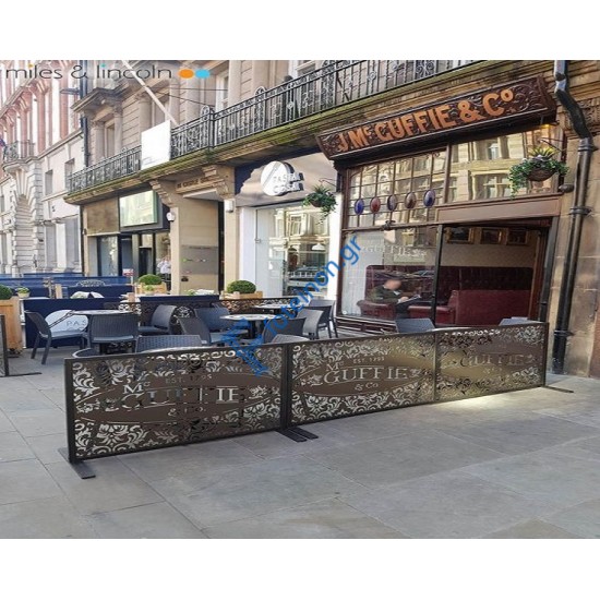 Γκαραζόπορτες και αυλόπορτες από μαύρη λαμαρίνα (τιμή τ.μ)