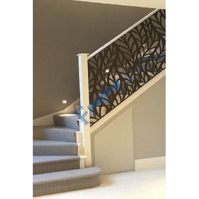 Σκάλες διαμορφωμένες με μαύρη λαμαρίνα (τιμή τ.μ)