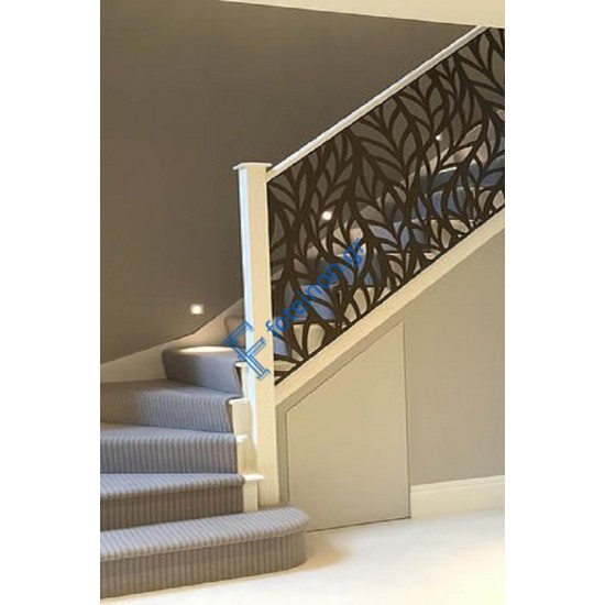 Σκάλες διαμορφωμένες με μαύρη λαμαρίνα (τιμή τ.μ)