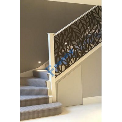 Σκάλες διαμορφωμένες με μαύρη λαμαρίνα (τιμή τ.μ)