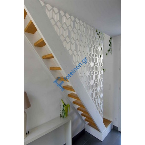 Σκάλες διαμορφωμένες με μαύρη λαμαρίνα (τιμή τ.μ)