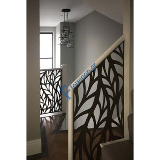 Σκάλες διαμορφωμένες με μαύρη λαμαρίνα (τιμή τ.μ)