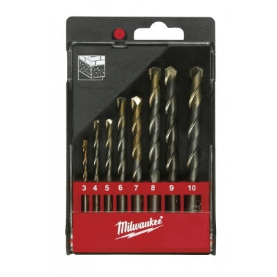 Σετ τρυπάνια μπετού Milwaukee 8 τεμαχίων 4932352334