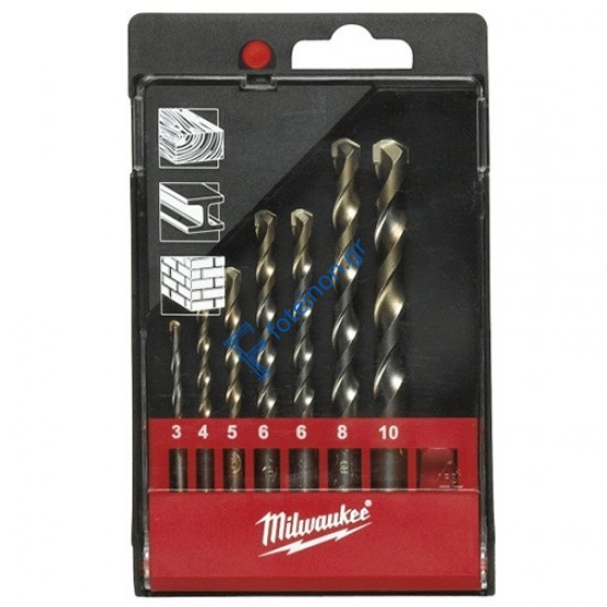 Σετ τρυπάνια μπετού Milwaukee SUPER 5 τεμαχίων 4932352336