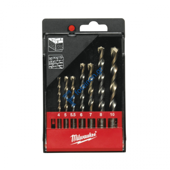 Σετ τρυπάνια μπετού Milwaukee SUPER 7 τεμαχίων 4932352337
