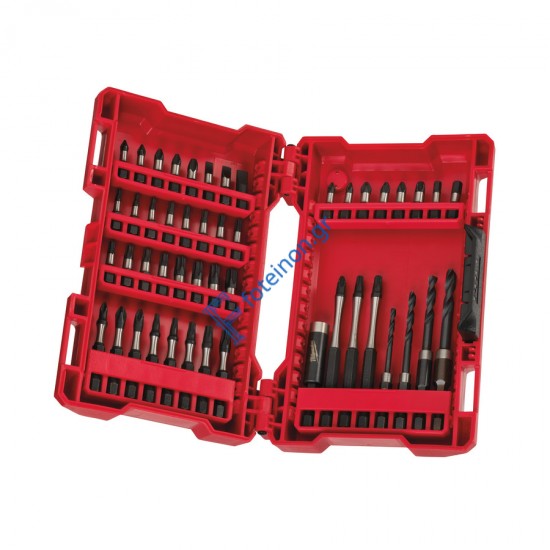 ΤΡΥΠΆΝΙΑ, ΜΥΤΕΣ & ΑΝΤΑΠΤΟΡΕΣ SHOCKWAVE IMPACT DUTY™ SET 48 ΤΕΜΑΧΊΩΝ Milwaukee 4932430906