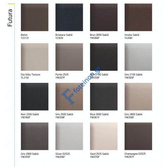 Πρεσαριστό panel αλουμινίου σε λευκό χρώμα ALFA (5421W)