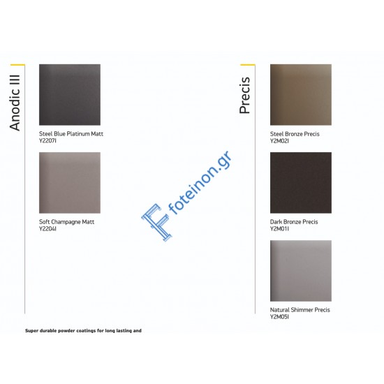 Πρεσαριστό panel αλουμινίου σε λευκό χρώμα ALFA (5421W)