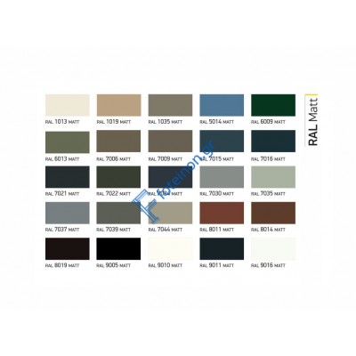 Πρεσαριστό πλαινό πάνελ αλουμινίου σε λευκό χρώμα (ALFA P-7101 A2) για πάνελ 5050,5080,5280,5290,5390,5400,5450