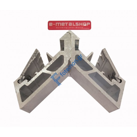 Γωνία σύνδεσης πρέσσας 23x41,6mm Alumil 1252341600