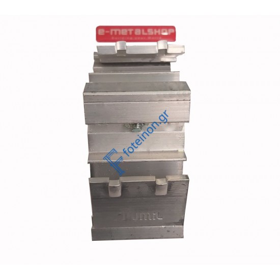 Γωνία σύνδεσης πρέσσας 23x41,6mm Alumil 1252341600