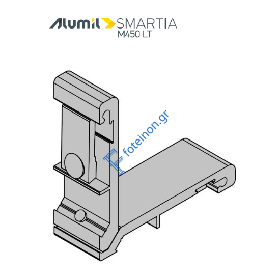Γωνία σύνδεσης μηχανική 10.9x22.3mm της σειράς M450 LT Alumil 1251122300